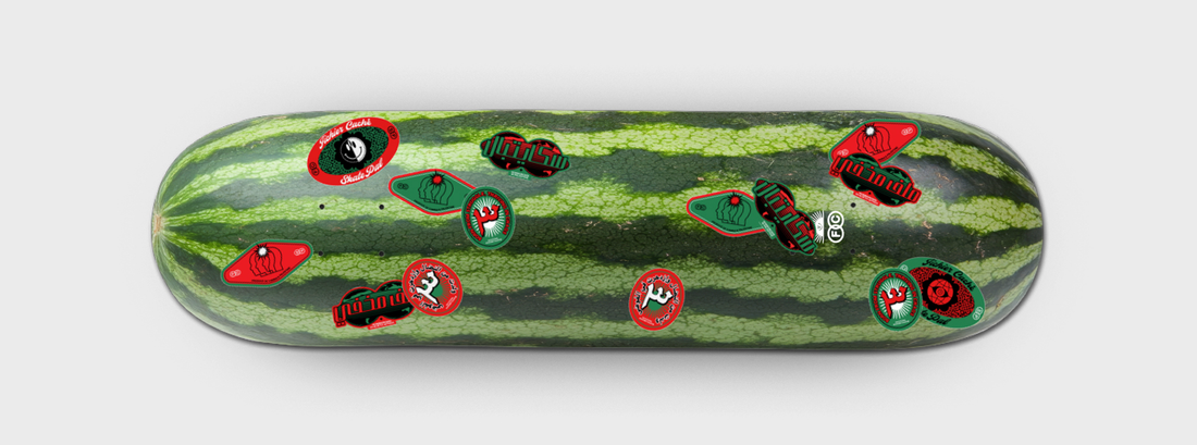 Fruit Stickers: Tiny Canvases of Culture, by Fichier Caché x SkatePal