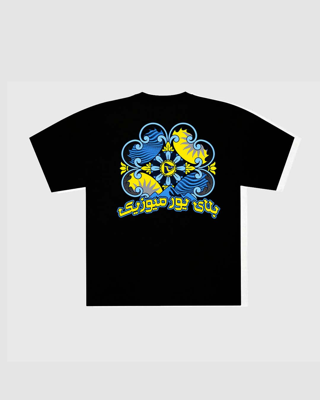 FC X PLAY YOUR MUSIC TEE - BLACK
