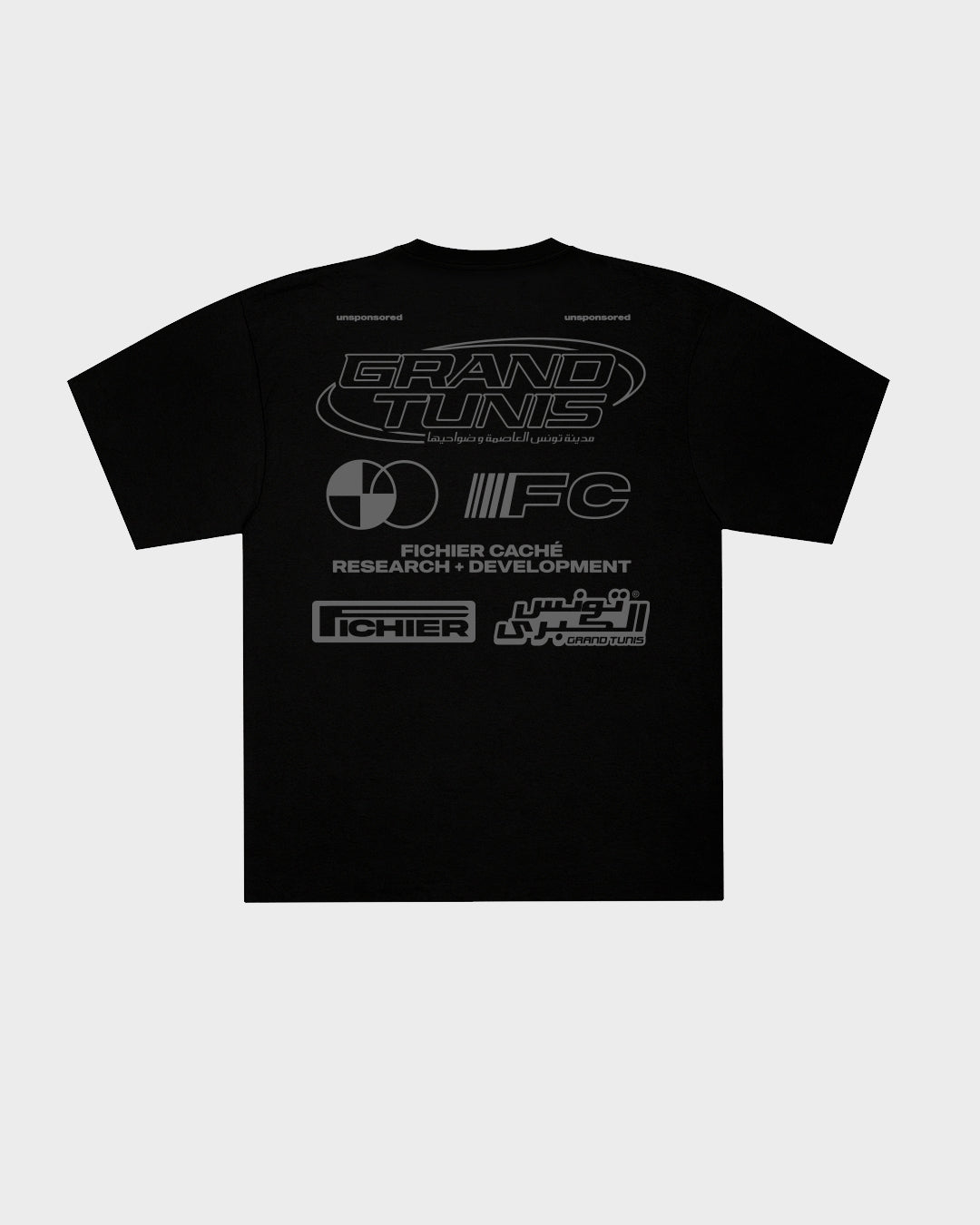 GRAND TUNIS '26 RACING T-SHIRT - BLACK