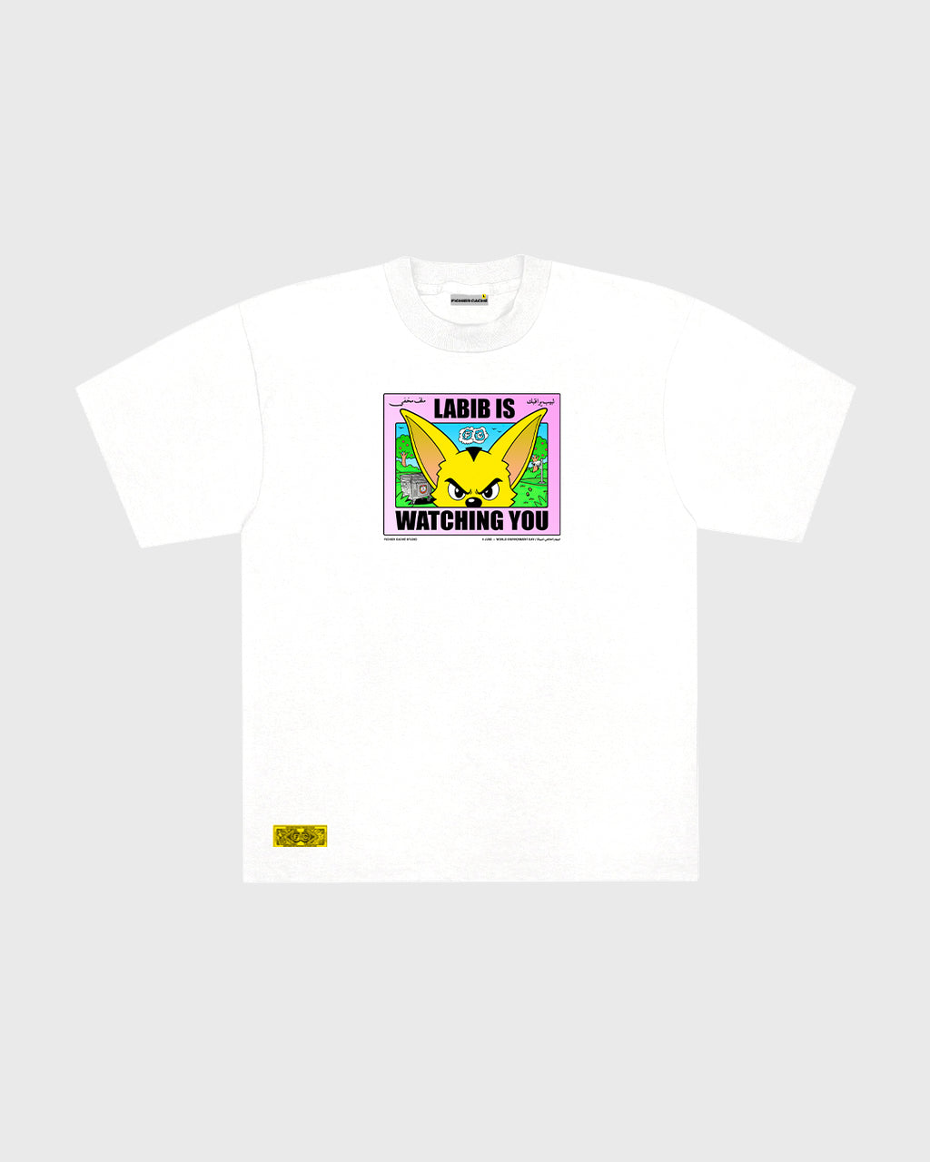 LABIB BOX TEE - WHITE (DONATION INCLUDED)