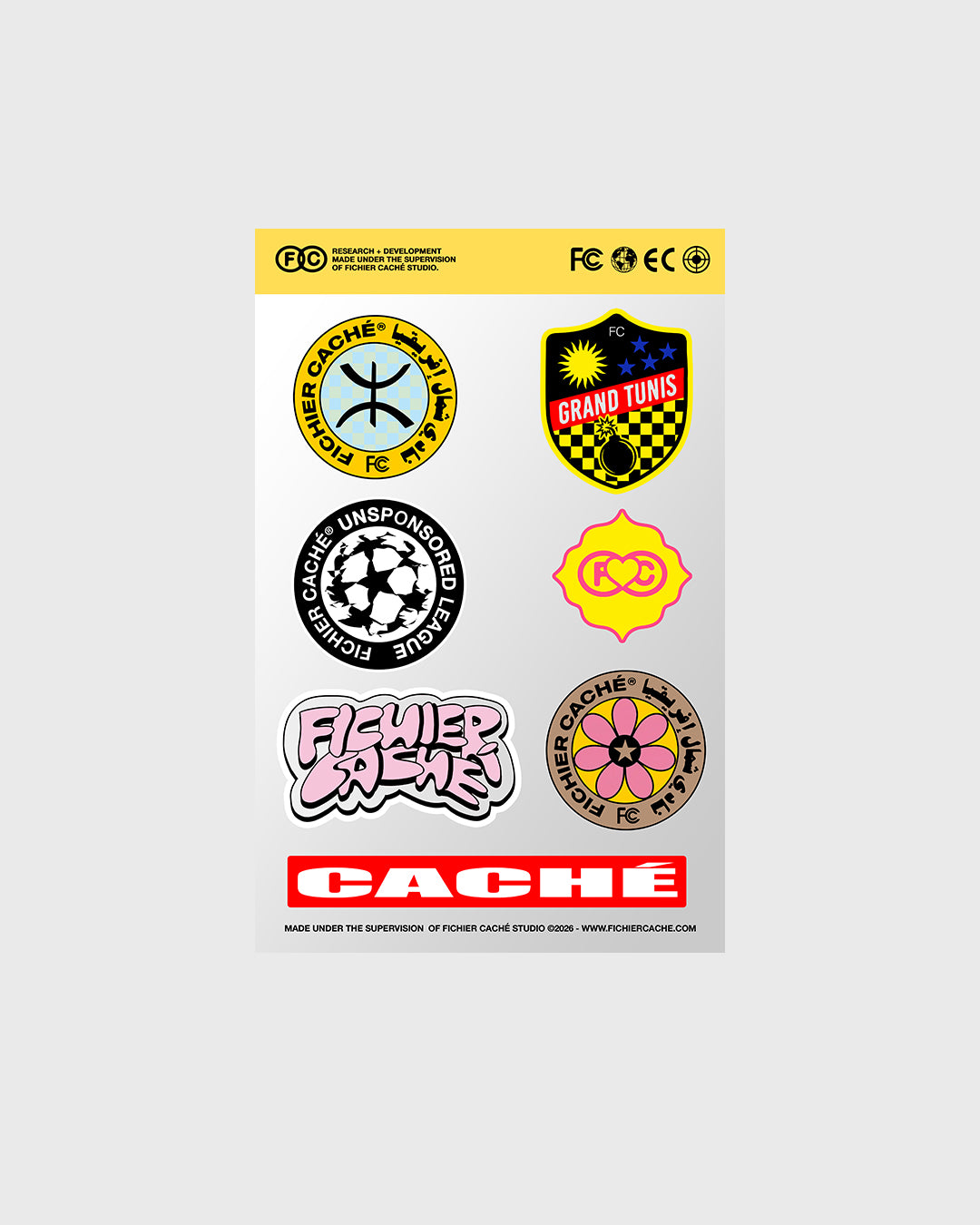 UL - STICKER SHEET A5 (FACE A)